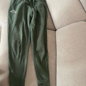 Kappa Olive Green Fleece Joggers
